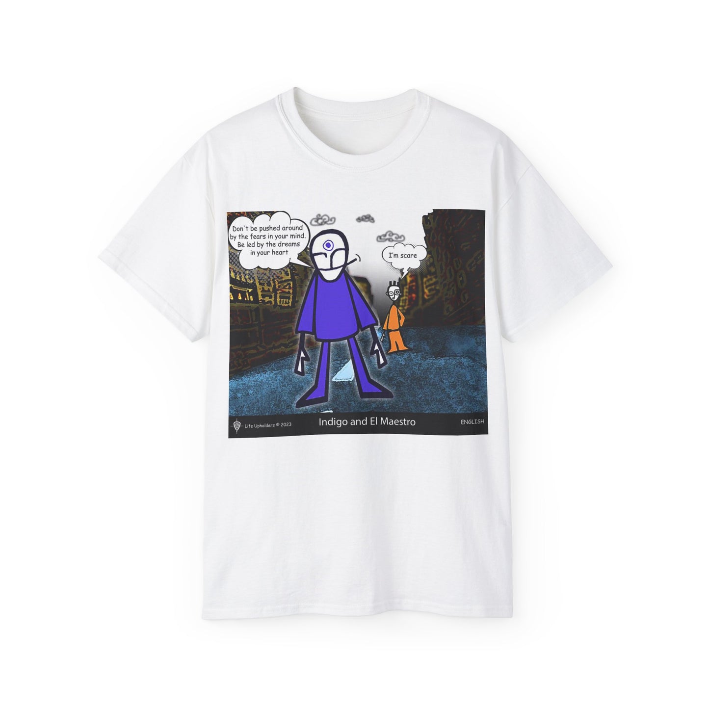DON'T BE PUSH BY THE FEAR/ Indigo and El Maestro series / Life Upholder 2023