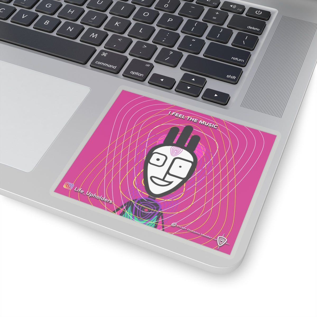 I Feel the Music/ STICKERS - VIBRANT BEINGS collection series #1