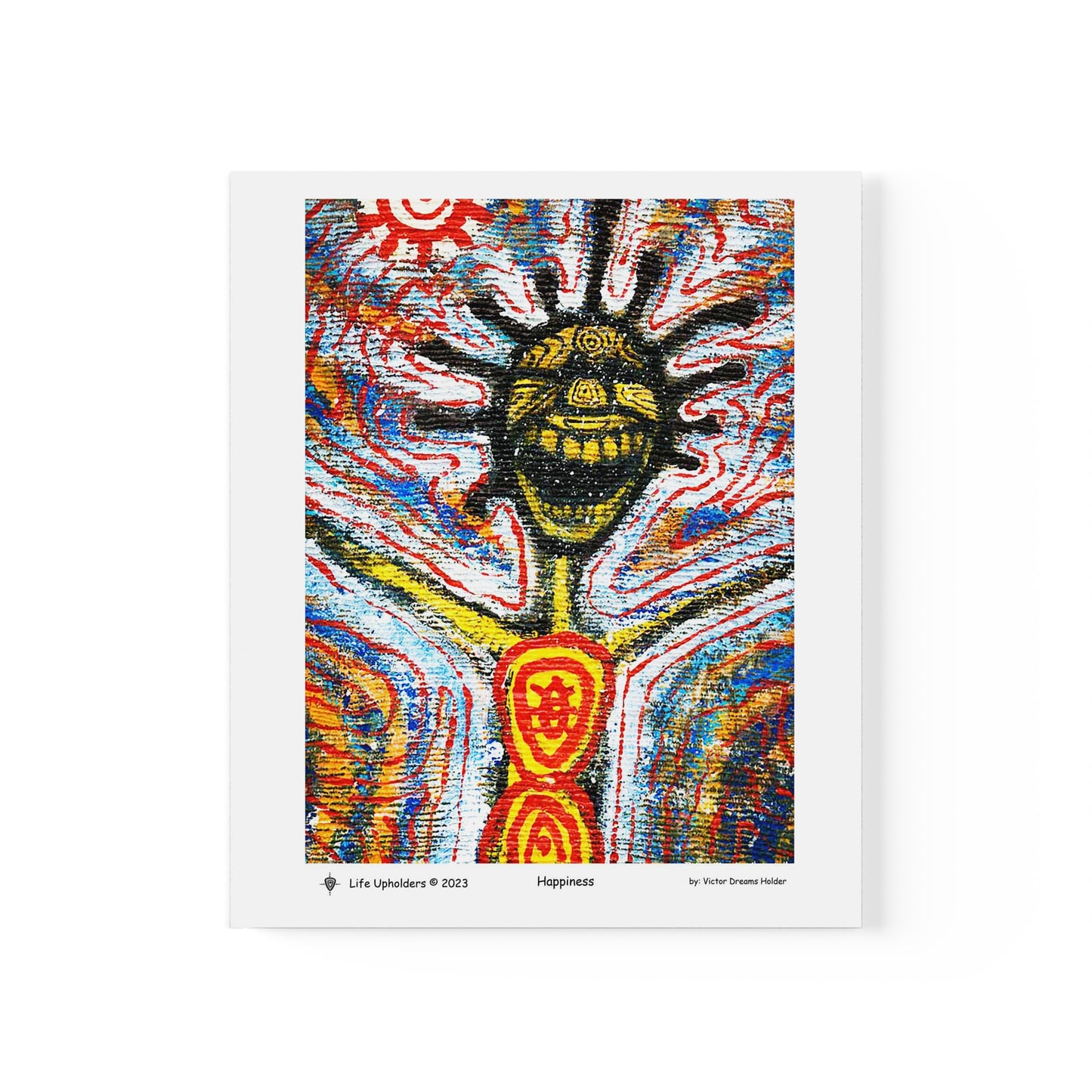HAPPINESS / artwork from the series REBIRTH OF RESONANCES by Victor Dreams Holder