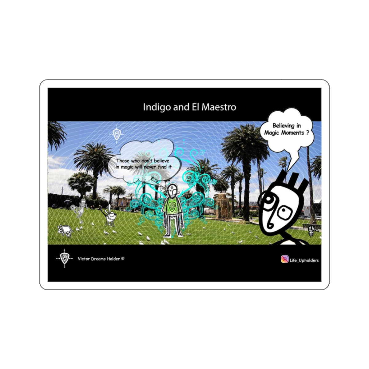 Believing in Magic / Stickers comics collection series / English