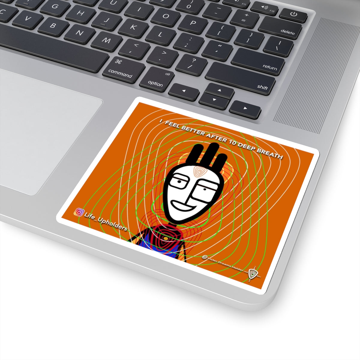I Feel Better after 10 Deep Breath / STICKERS - VIBRANT BEINGS collection series #1