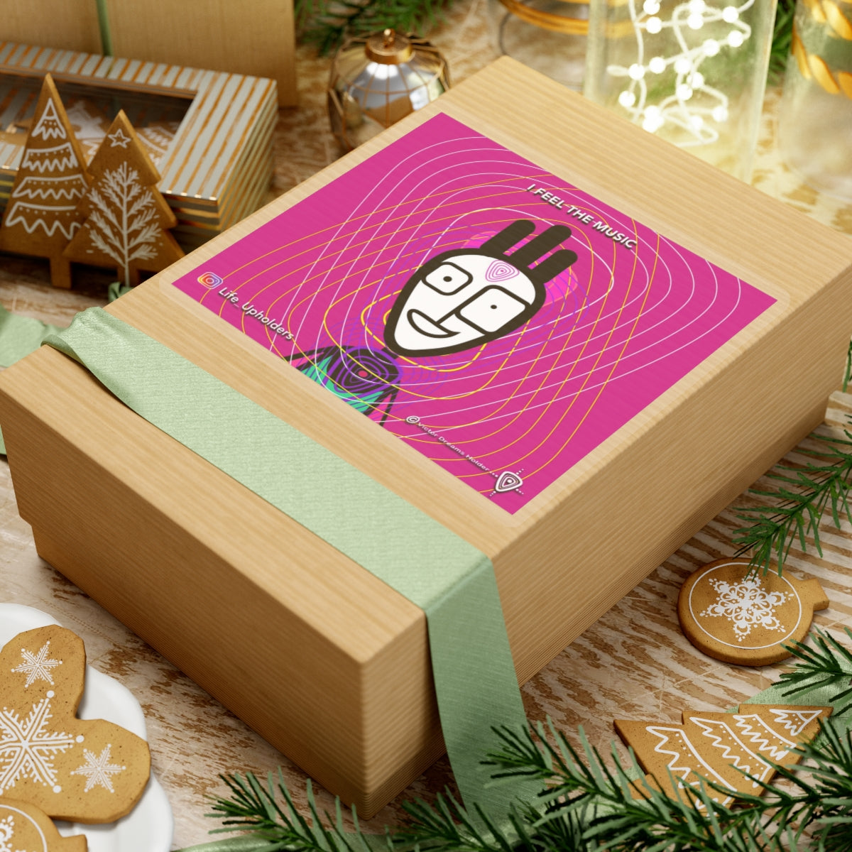 I Feel the Music/ STICKERS - VIBRANT BEINGS collection series #1