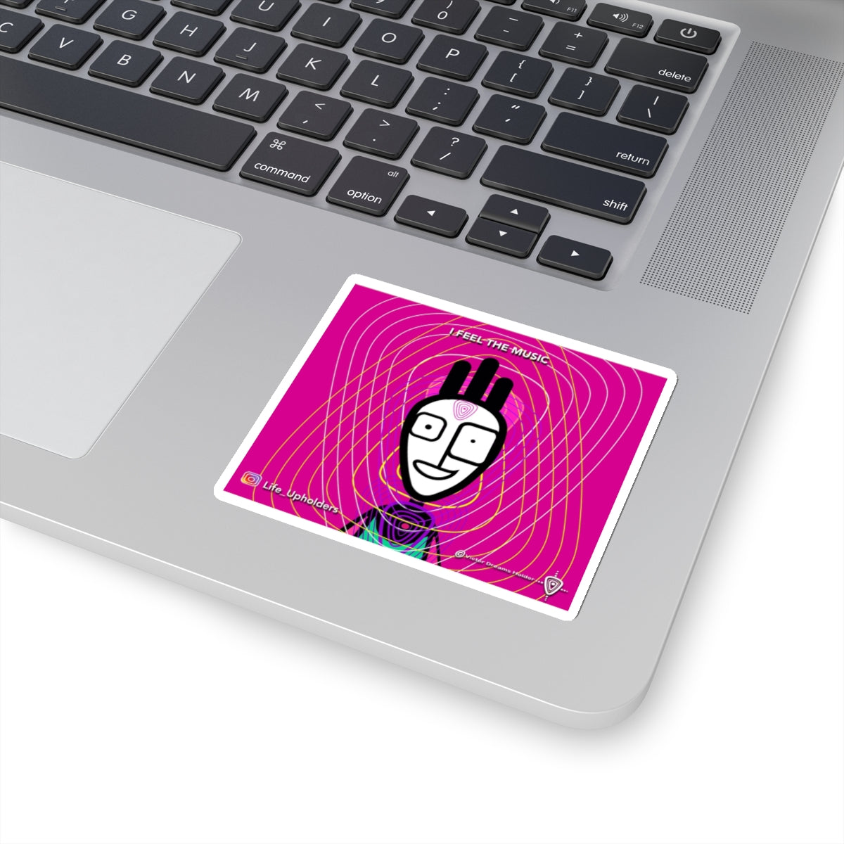 I Feel the Music/ STICKERS - VIBRANT BEINGS collection series #1