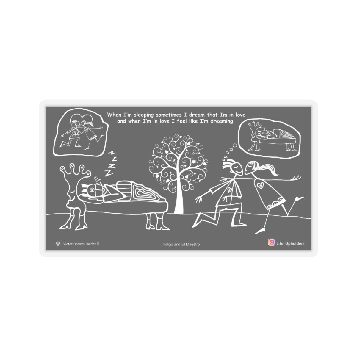 When I’m sleeping / Stickers comics collection series / English