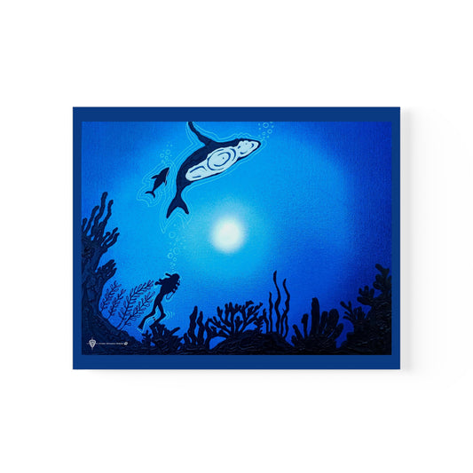 DEEP BLUE-1 / LIFE UPHOLDERS - Ocean conservation art exhibition 2022 by Victor Dreams Holder