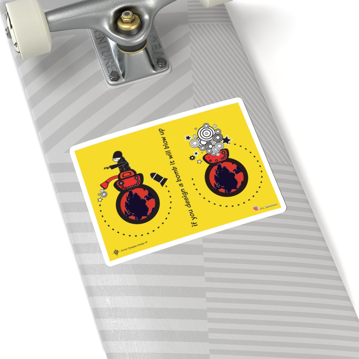 If you design a bomb / Stickers comics collection series / English