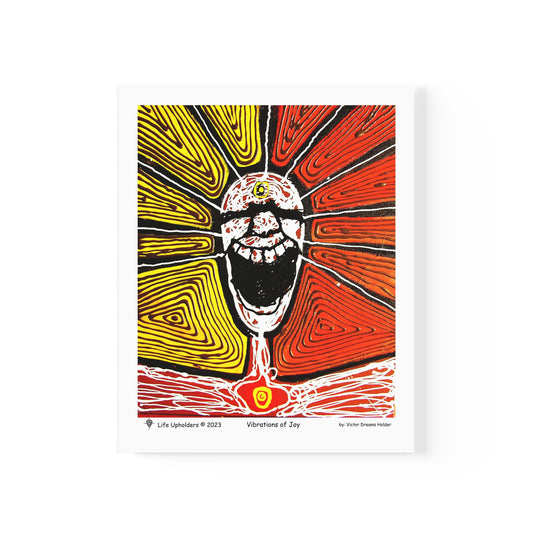 Vibration of Joy / artwork from the series REBIRTH OF RESONANCES by Victor Dreams Holder