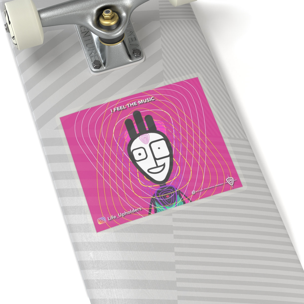 I Feel the Music/ STICKERS - VIBRANT BEINGS collection series #1