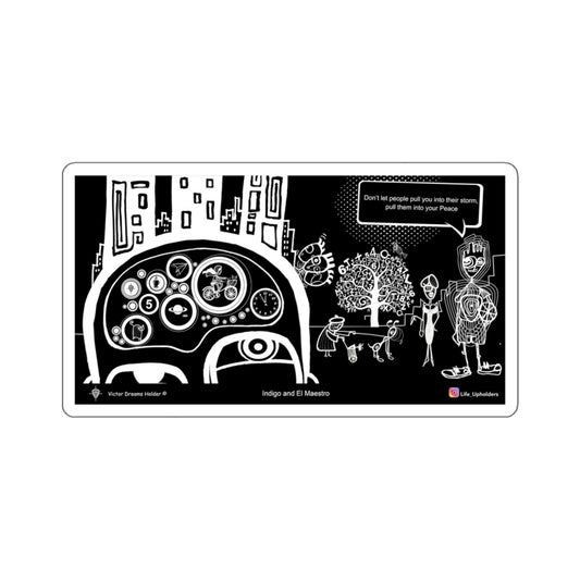Don't be pushed around/ Stickers comics collection series / English