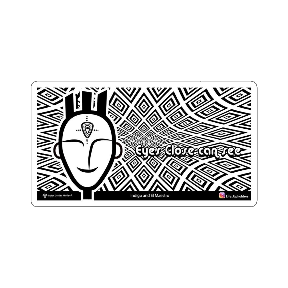 Eyes Close Can See / Stickers comics collection series / English