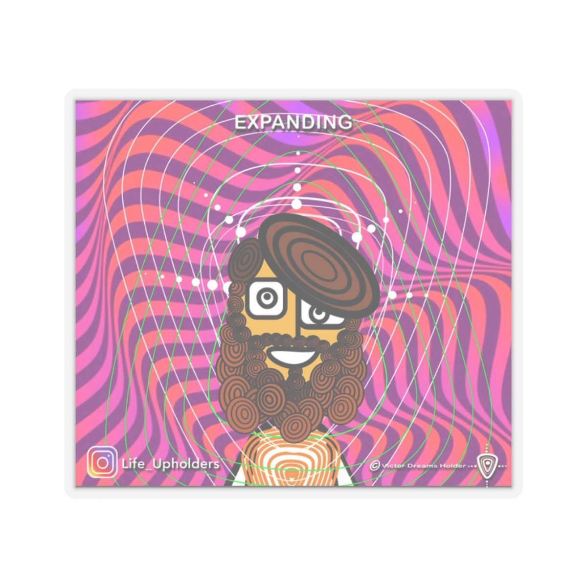 EXPANDING / STICKERS - VIBRANT BEINGS collection series #01