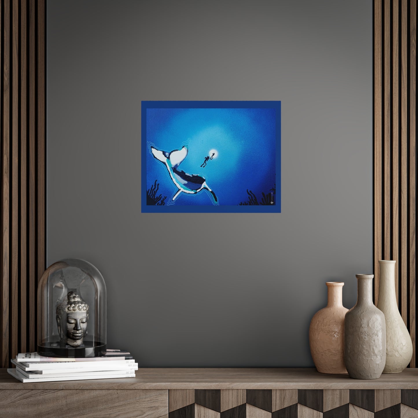 DEEP BLUE-2 / LIFE UPHOLDERS - Ocean conservation art exhibition 2022 by Victor Dreams Holder