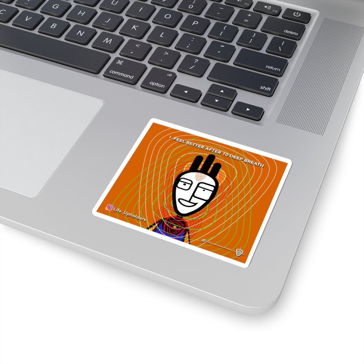I Feel Better after 10 Deep Breath / STICKERS - VIBRANT BEINGS collection series #1