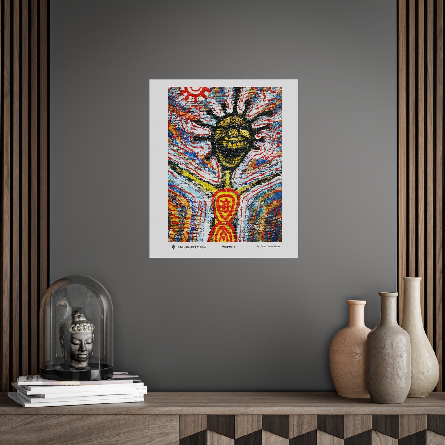 HAPPINESS / artwork from the series REBIRTH OF RESONANCES by Victor Dreams Holder