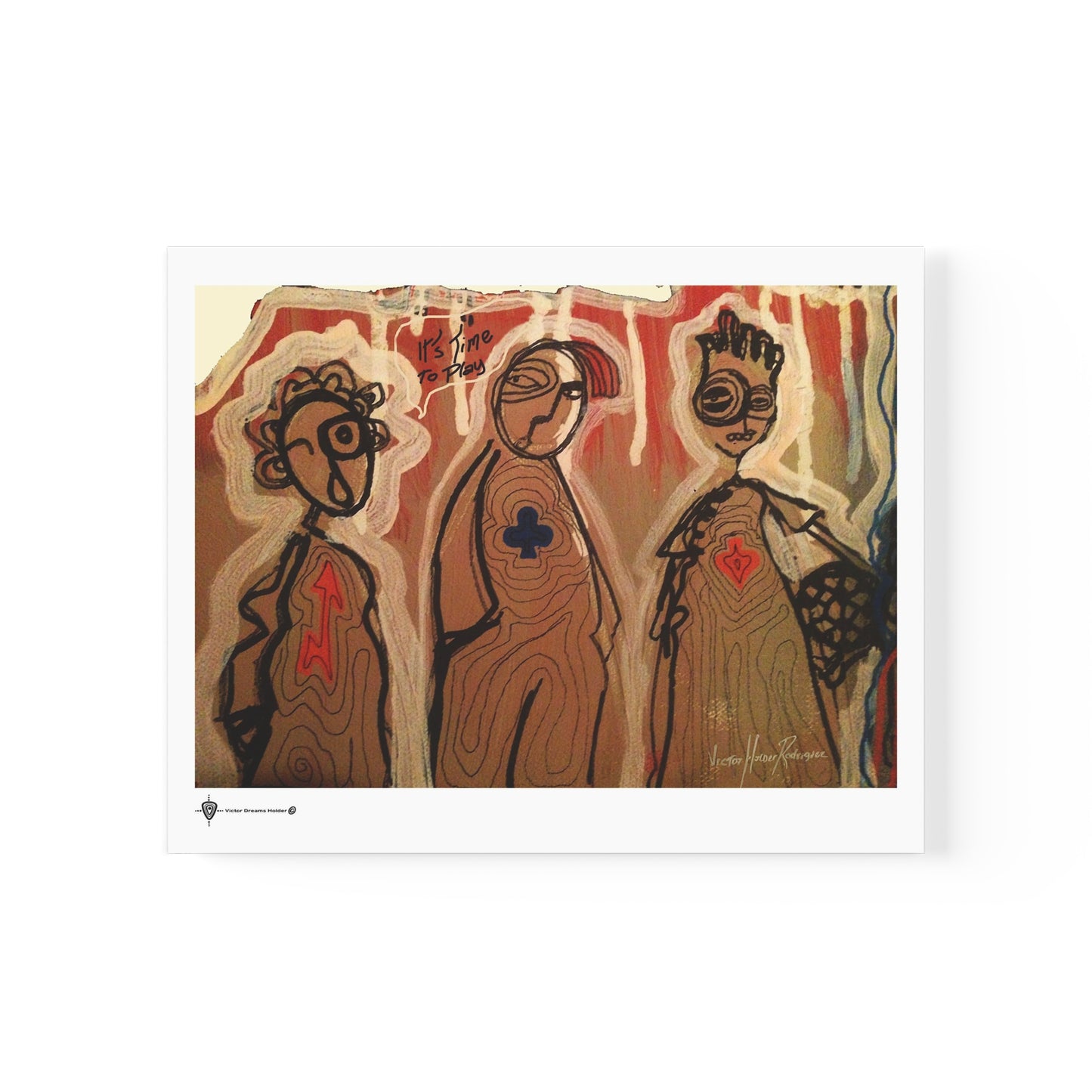 IT'S TIME TO PLAY / artwork from the series INDIGO and EL MAESTRO / Life Upholders 2023