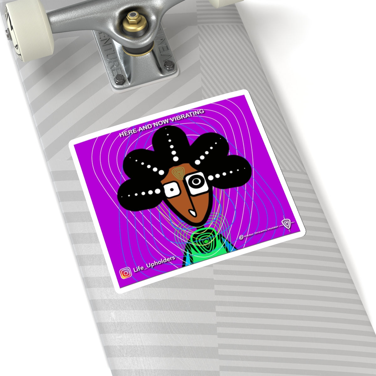 HERE and NOW VIBRATING / STICKERS - VIBRANT BEINGS collection series #1