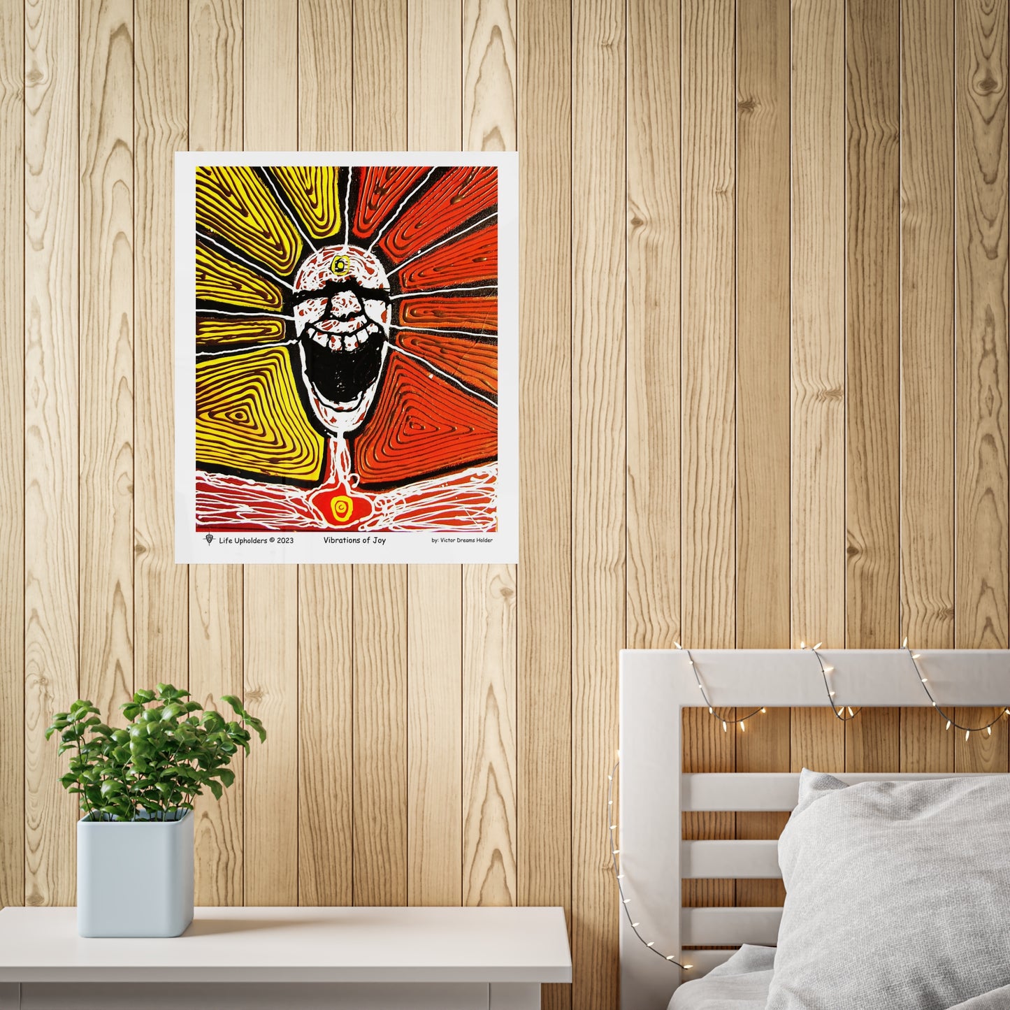 Vibration of Joy / artwork from the series REBIRTH OF RESONANCES by Victor Dreams Holder