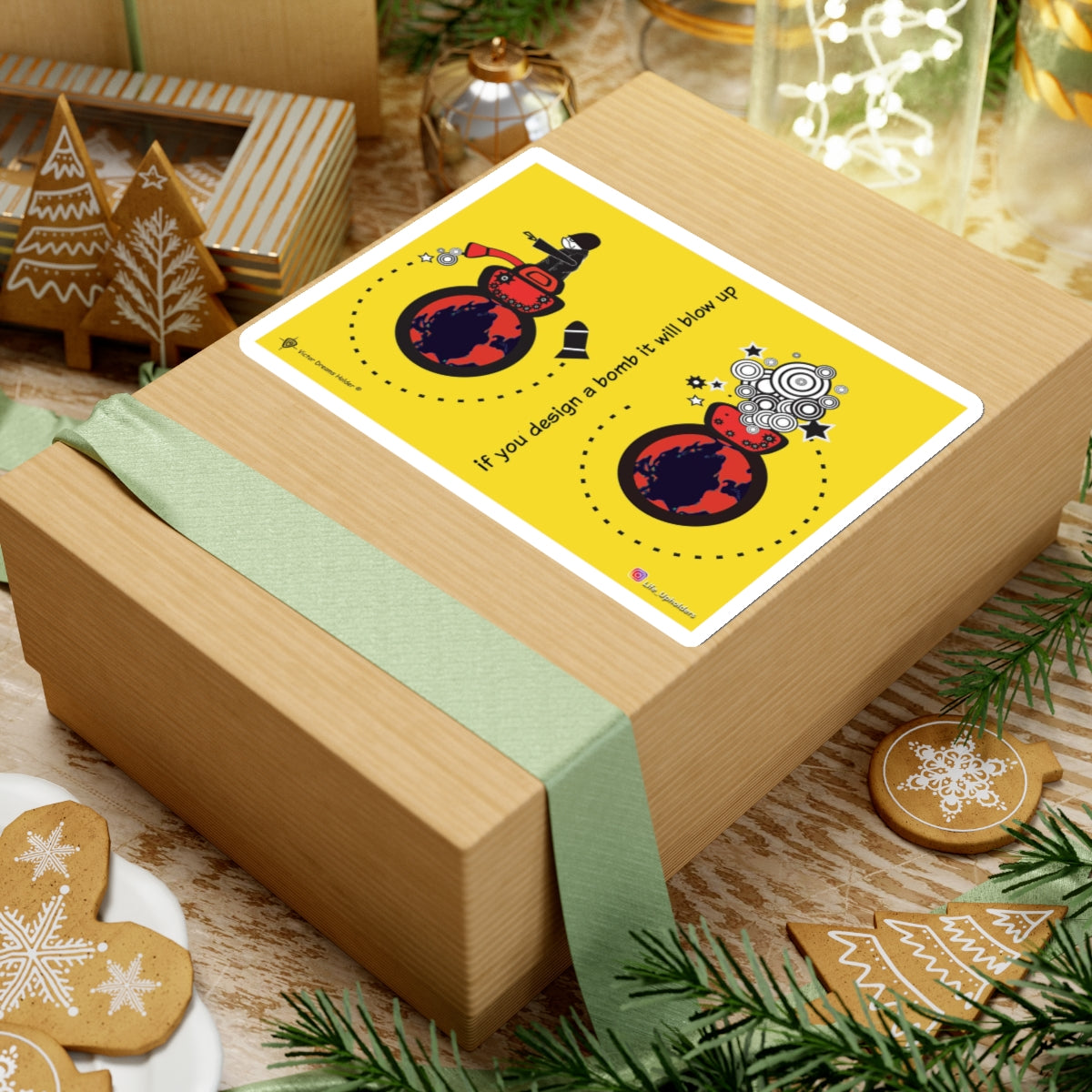 If you design a bomb / Stickers comics collection series / English