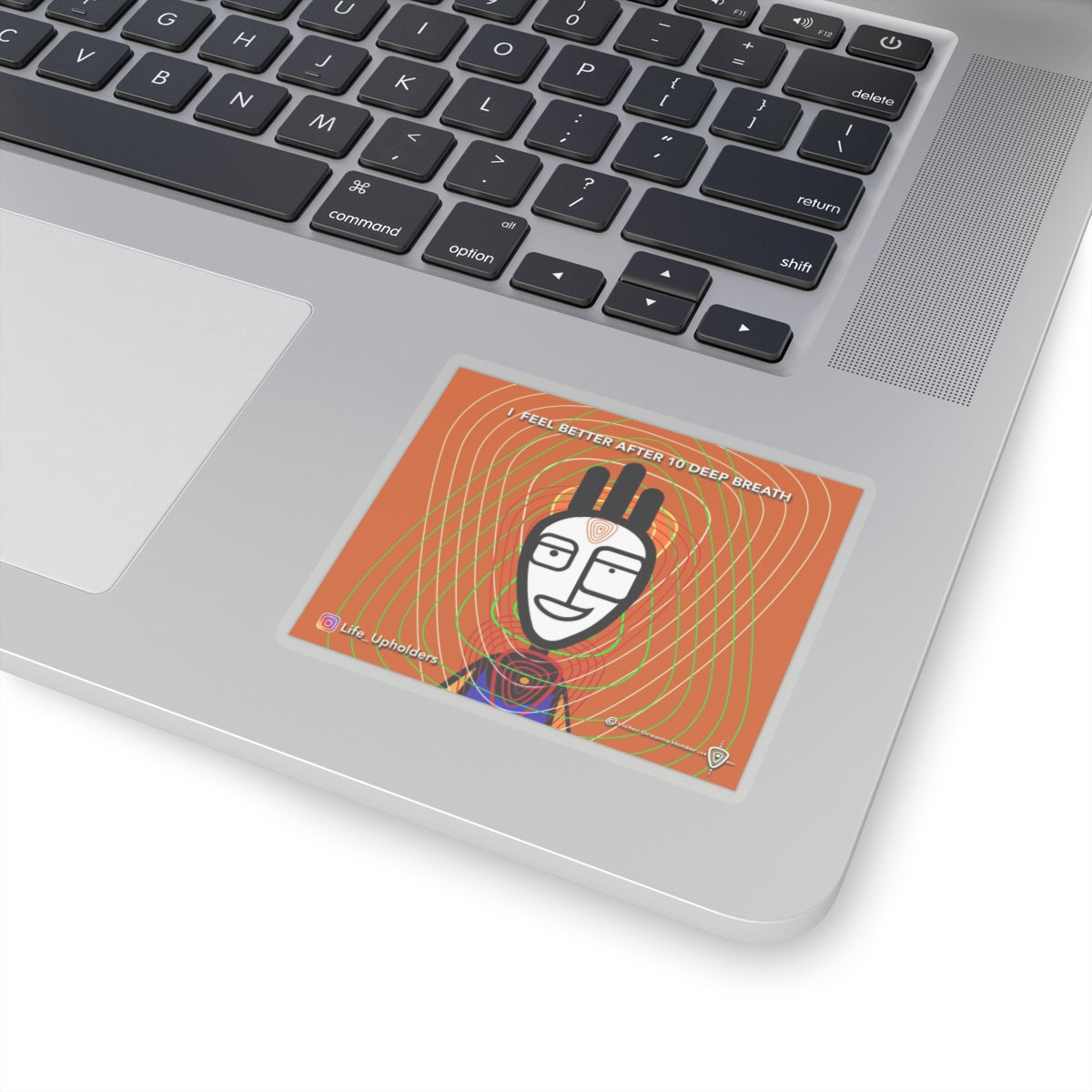 I Feel Better after 10 Deep Breath / STICKERS - VIBRANT BEINGS collection series #1