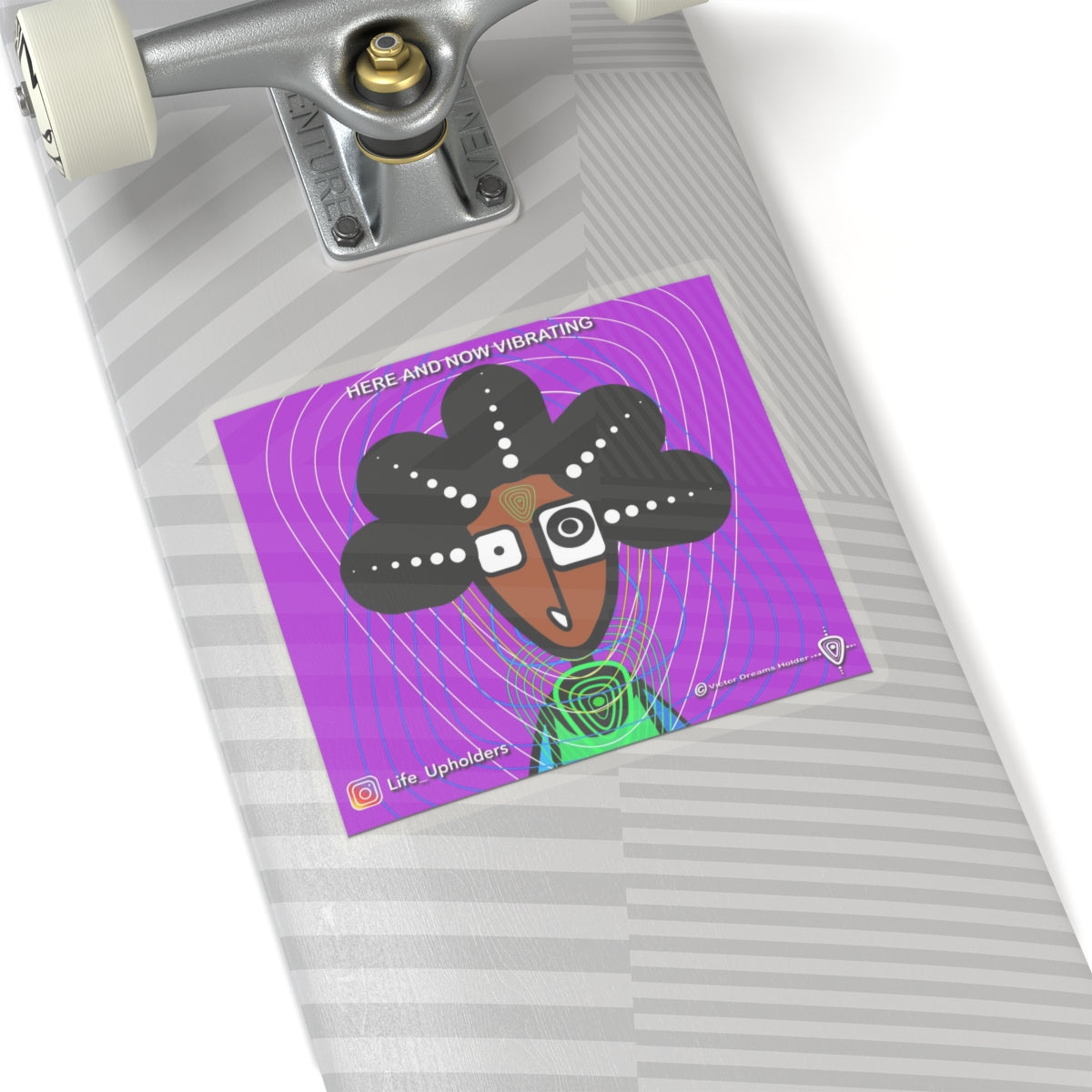 HERE and NOW VIBRATING / STICKERS - VIBRANT BEINGS collection series #1