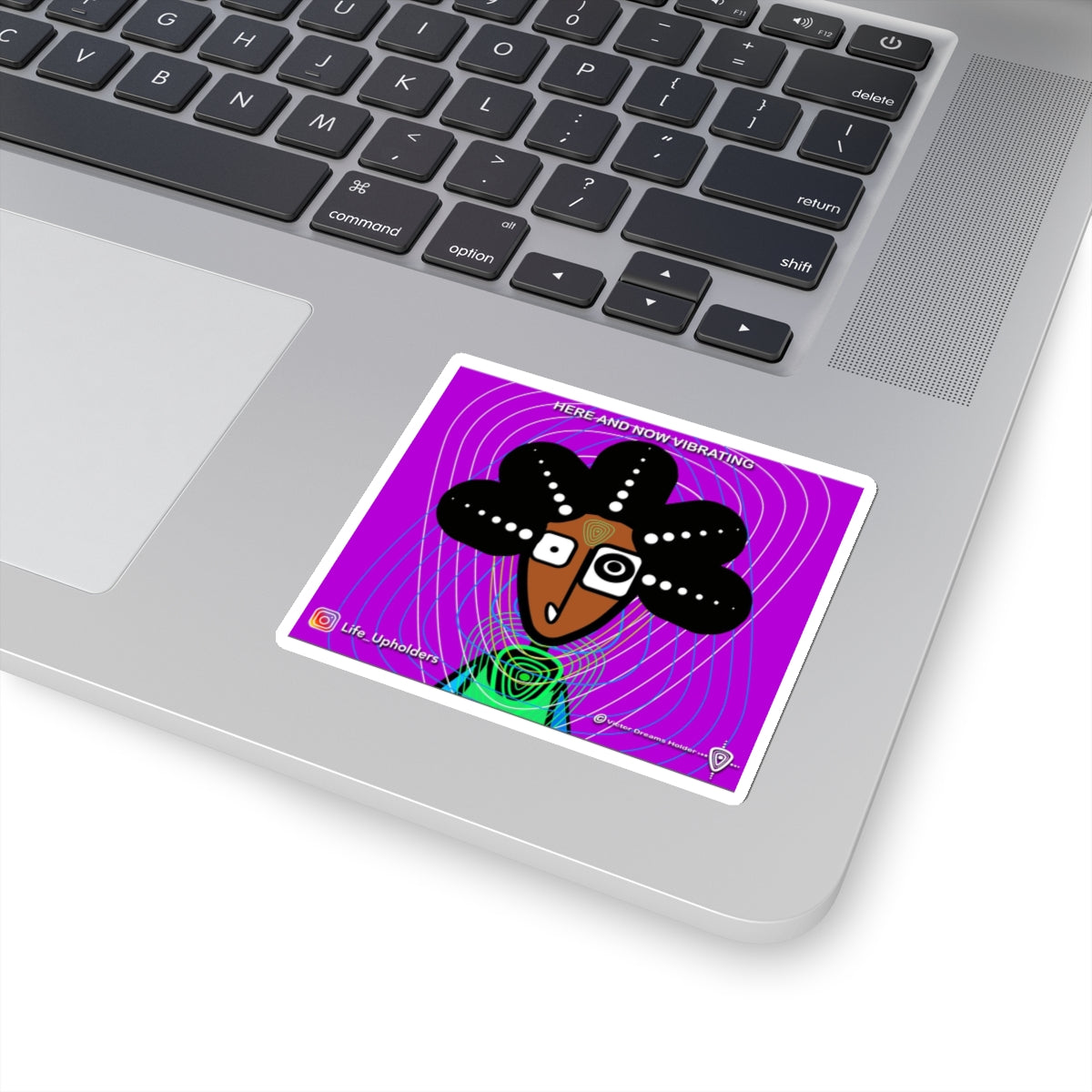 HERE and NOW VIBRATING / STICKERS - VIBRANT BEINGS collection series #1