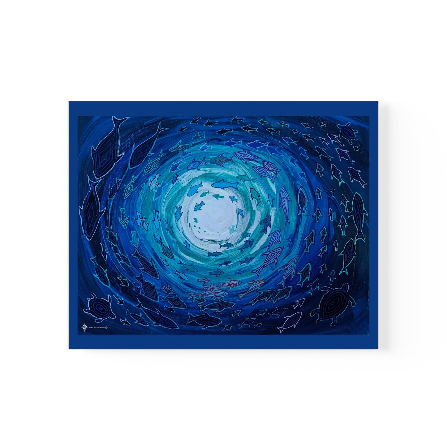 SCHOOL OF FISHES / LIFE UPHOLDERS - Ocean conservation art exhibition 2022 by Victor Dreams Holder