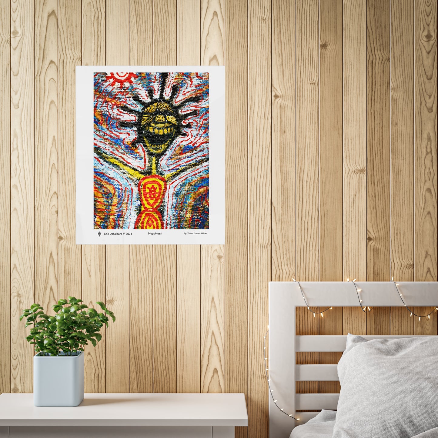 HAPPINESS / artwork from the series REBIRTH OF RESONANCES by Victor Dreams Holder