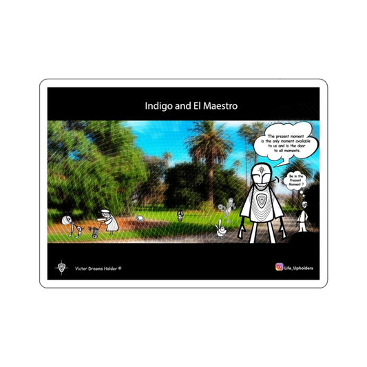 Be in the Present Moment / Stickers comics collection series / English